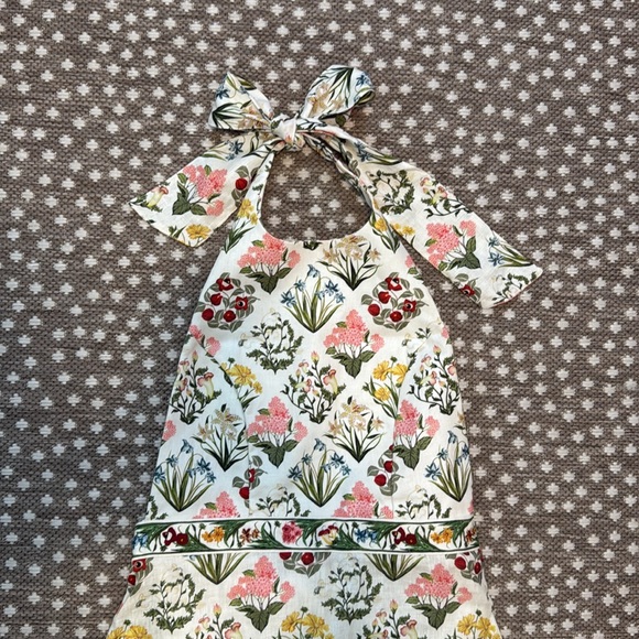 AGUA by Agua Bendita Floral Halter Maxi Dress - Size M